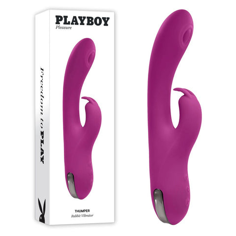 Playboy Pleasure THUMPER USB Rechargeable Rabbit Vibrator - Rabbit Vibrators