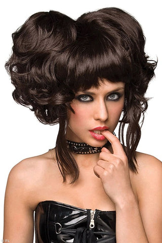 Goth Zuki Brown Costume Wig by Pleasure Wigs - Fancy Dress Ups