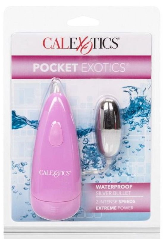 Pocket Exotics Waterproof Silver Bullet - - Personal Massagers