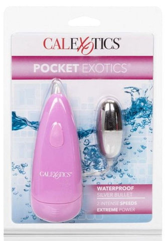 Pocket Exotics Waterproof Silver Bullet by CalExotics - Personal Massagers