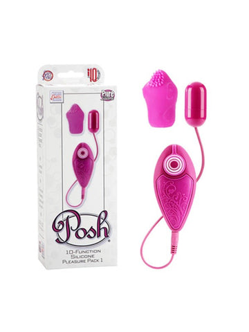 Posh 10 Functions Silicone Pleasure Pack 001 by CalExotics - Love Eggs and Kegel Exercisers