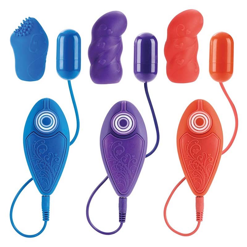 Posh 10 Function Silicone Pleasure Pack 1 - - Love Eggs and Kegel Exercisers