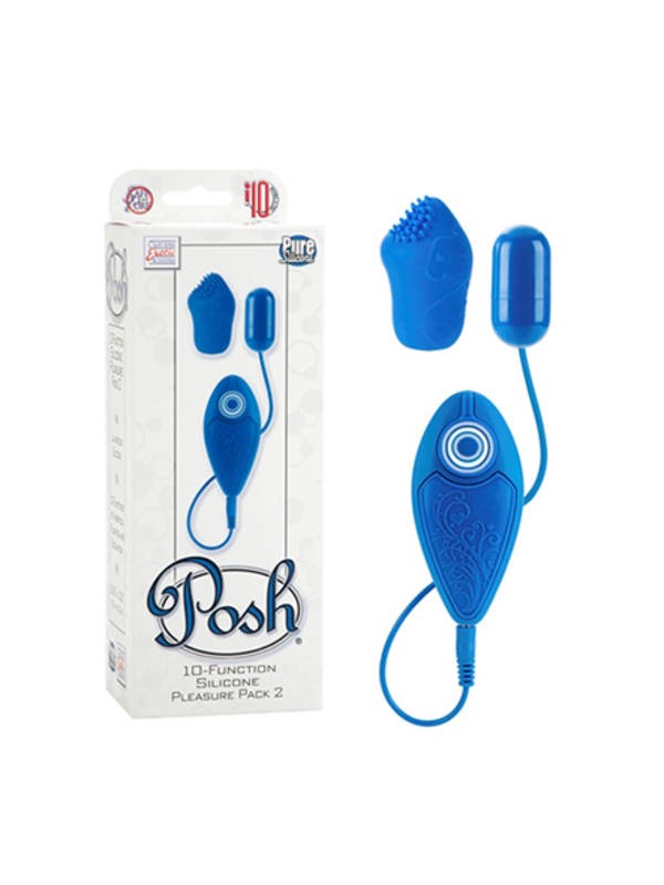 Posh 10 Function Silicone Pleasure Pack 2 - - Love Eggs and Kegel Exercisers