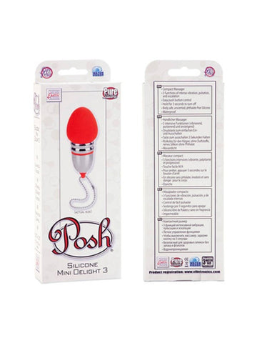 Posh Silicone Mini Delight 3 Bullet Vibe by CalExotics - Bullet Vibrators