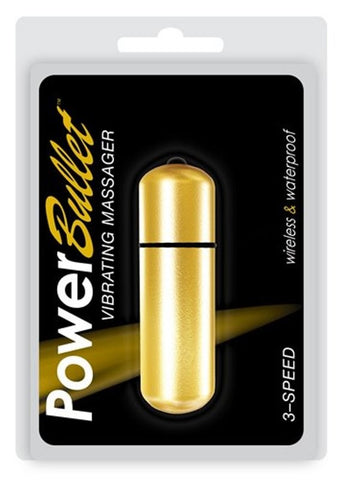 Power Bullet Gold Waterproof Vibrator by BMS Factory - Waterproof Vibrators