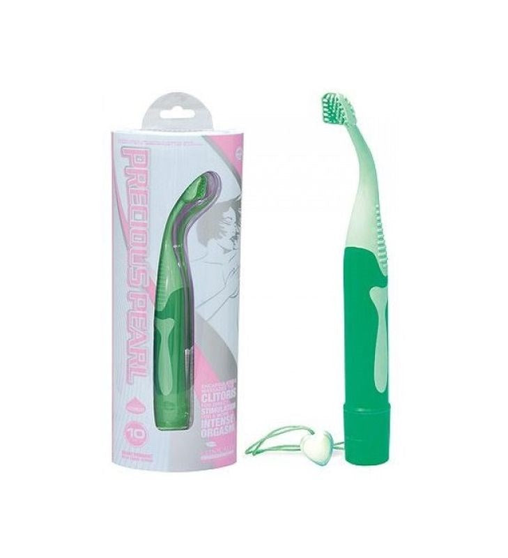 Precious Pearl Clitoral Stimulation Green - - G-Spot Vibrators