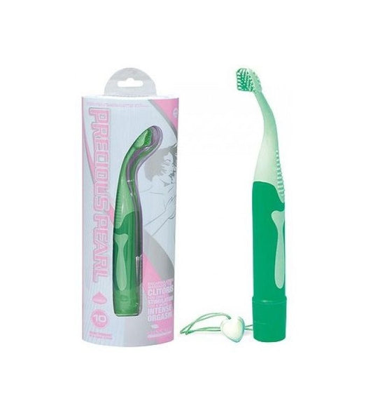Precious Pearl Clitoral Stimulation Green - - G-Spot Vibrators