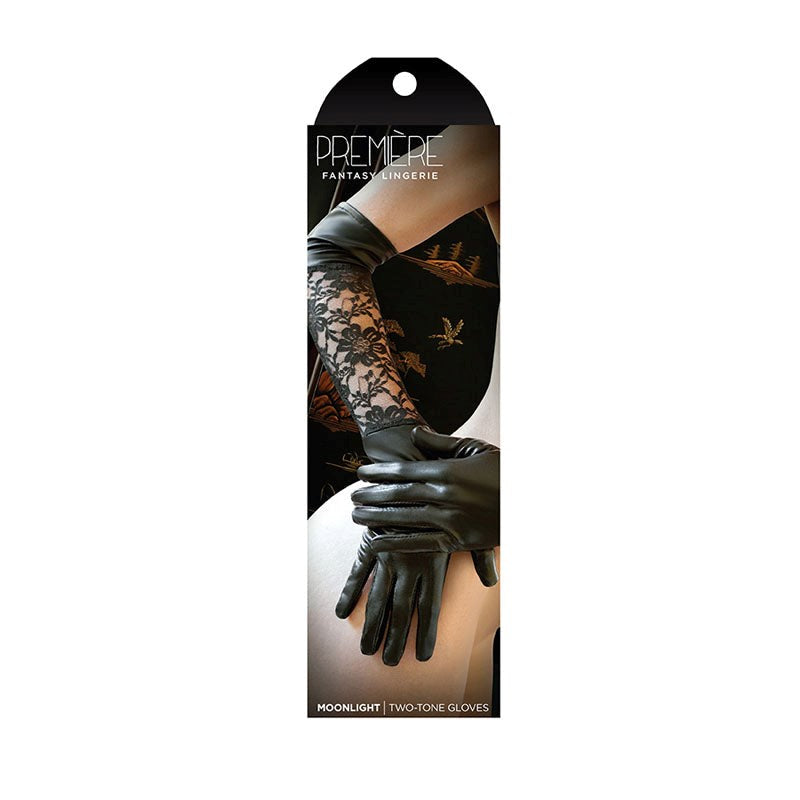 Premiere Moonlight Two-Tone Gloves - - Wigs and Gloves