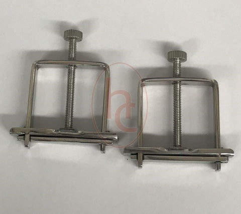 Press Style Nipple Clamps by Hell's Couture - Breast and Nipple Toys