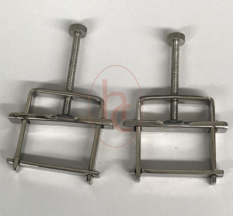 Press Style Nipple Clamps by Hell's Couture - Breast and Nipple Toys