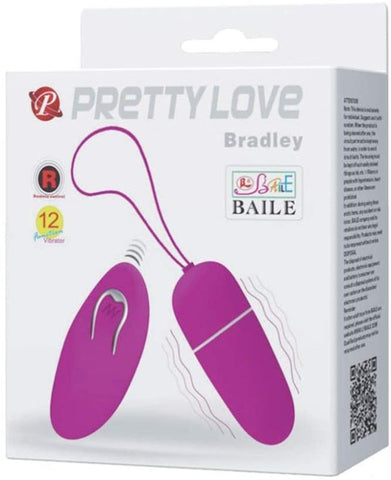 Pretty Love Bradley Remote Control Egg 2.4 inches by Baile - Remote Control Vibrators
