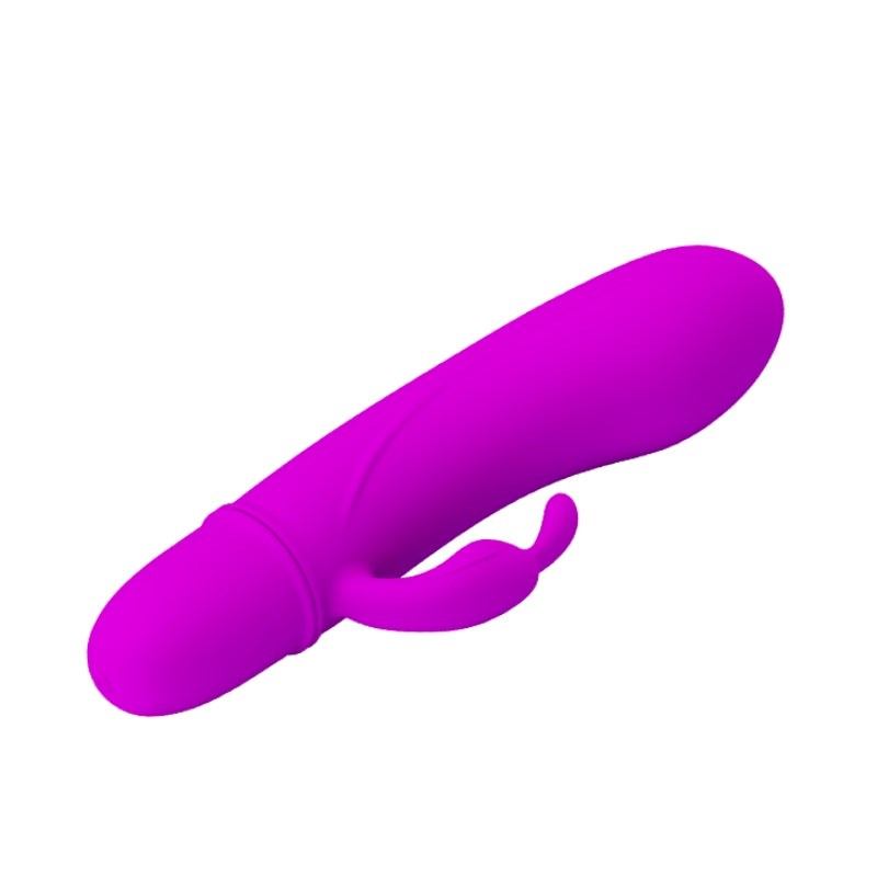 Pretty Love Caesar Mini Vibrator with Clit Tickler - - Clit Ticklers and Pulsators