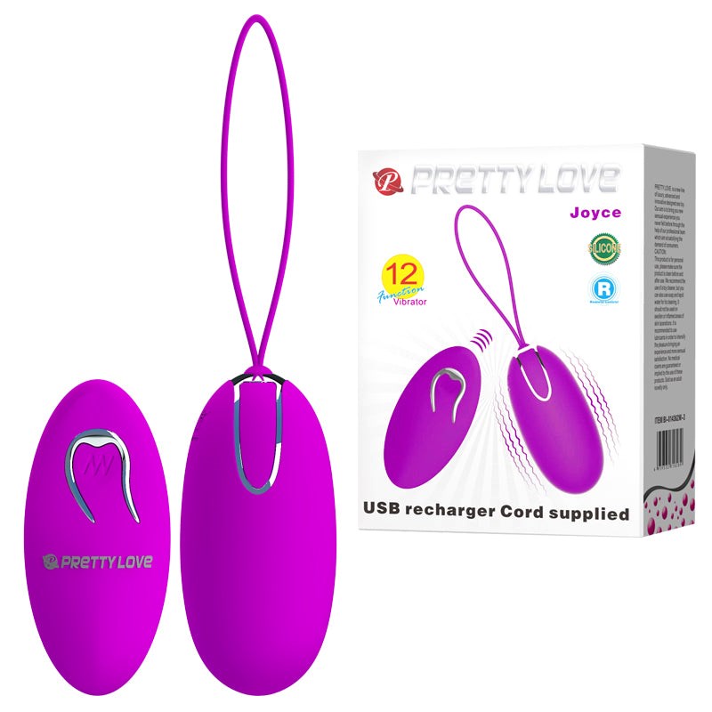 Pretty Love Joyce Wireless Vibrating Egg - - Personal Massagers