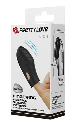 Pretty Love Lich Finger Waterproof Vibe by Baile - Finger and Tongue Vibrators