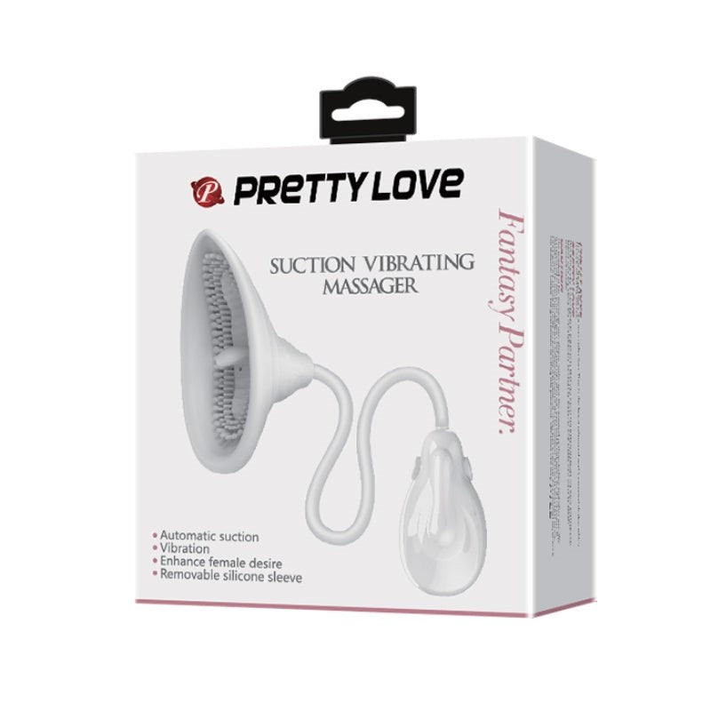 Pretty Love Pussy Suction Cup Massager - - Pussy And Clit Toys