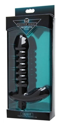 Prostatic Play Ribbed Silicone Prostate Vibe by XR Brands - Prostate Toys