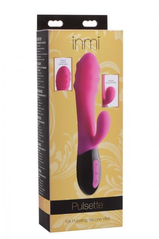 Pulsette 7X Pulsating Silicone Vibrator by XR Brands - Rabbit Vibrators