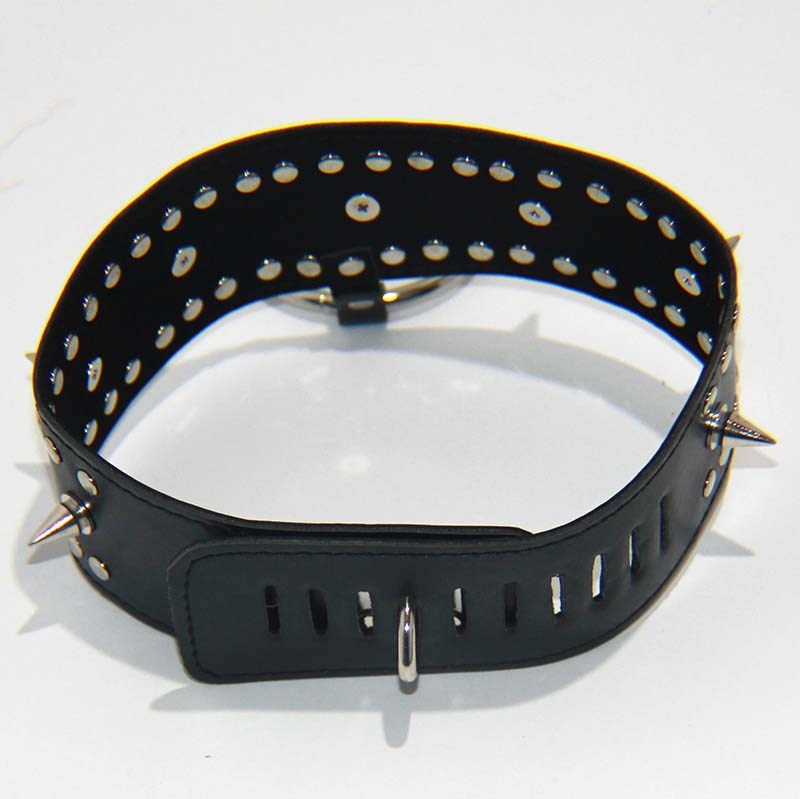 Punk Vegan Spiked Collar Heavy - - Collars And Cuffs