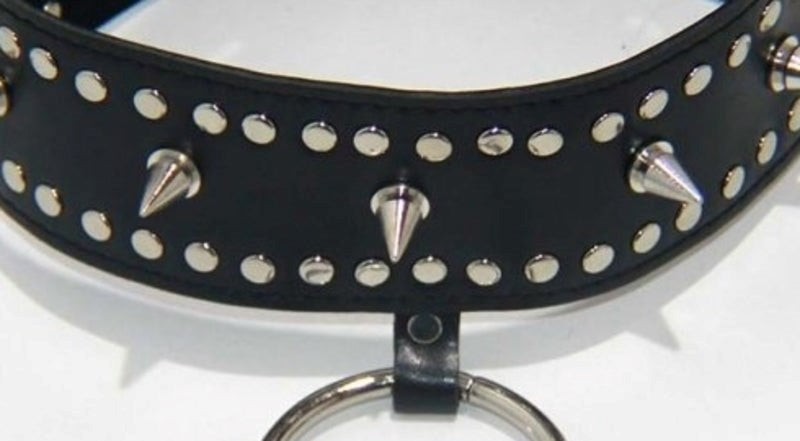 Punk Vegan Spiked Collar Heavy - - Collars And Cuffs