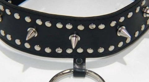 Punk Vegan Spiked Collar Heavy by BDStyle - Collars and Leads