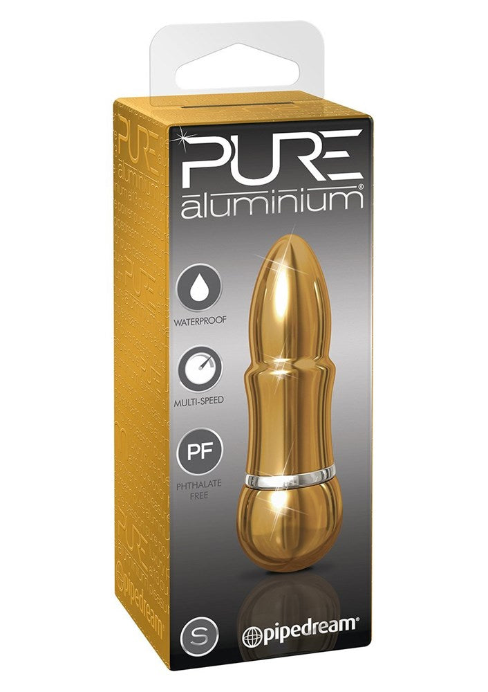 Pure Aluminium Gold Small - - Personal Massagers