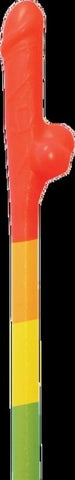 Rainbow Pecker Straws 10 Pack by Hott Products - Bachelorette and Bucks