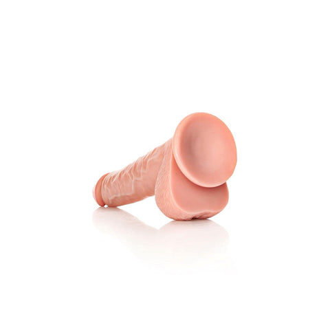 REALROCK Straight Realistic Dildo with Balls 12'' Dong - Realistic Dildos