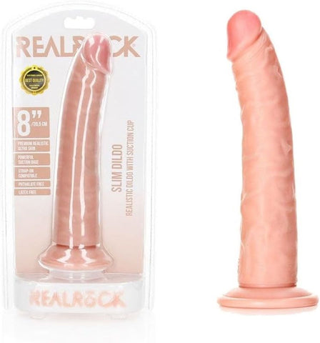 REALROCK Realistic Looking Slim Dildo by Shots Toys - Realistic Dildos