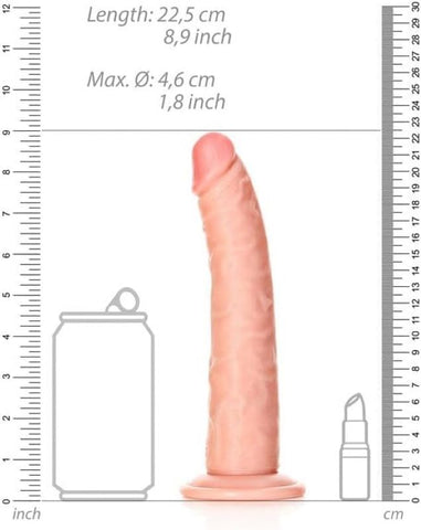 REALROCK Realistic Looking Slim Dildo by Shots Toys - Realistic Dildos