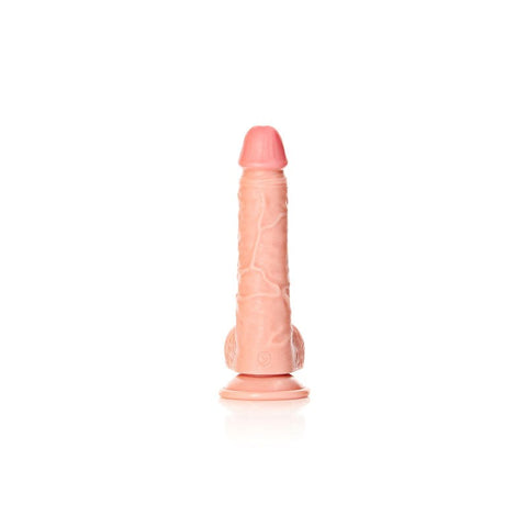 REALROCK Straight Realistic Dildo with Balls 8'' Dong - Realistic Dildos