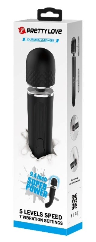 Rechargeable Massager Charming Massager Black - - Personal Massagers