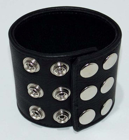 Restrained Elegant Leather Wrist Band Bondage Restraints - Cuffs and Restraints