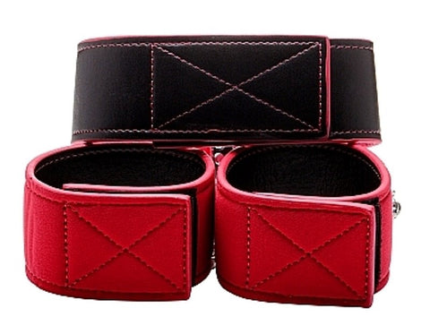 Reversible Collar and Wrist Cuffs by Shots Toys - Cuffs and Restraints