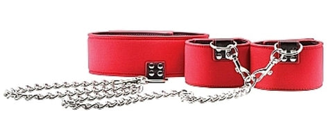 Reversible Collar and Wrist Cuffs by Shots Toys - Cuffs and Restraints