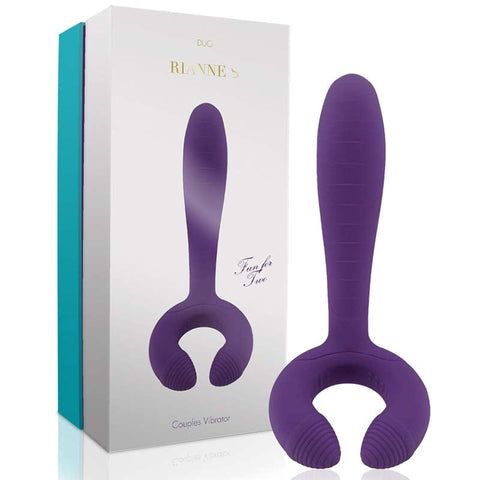 Duo Couples Vibrator Silicone by Rianne S - Waterproof Vibrators