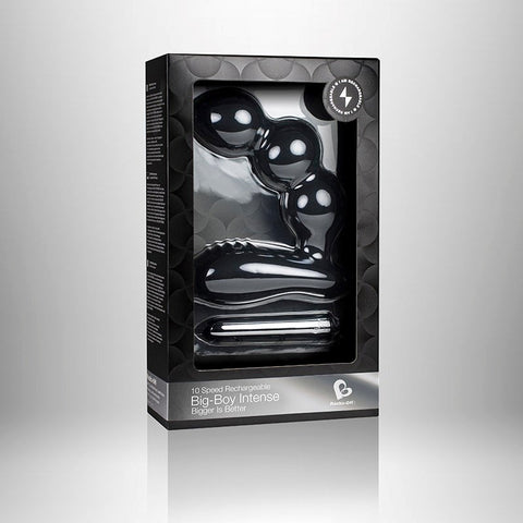 Big Boy Intense Black Prostate Massager by Rocks Off - Prostate Toys