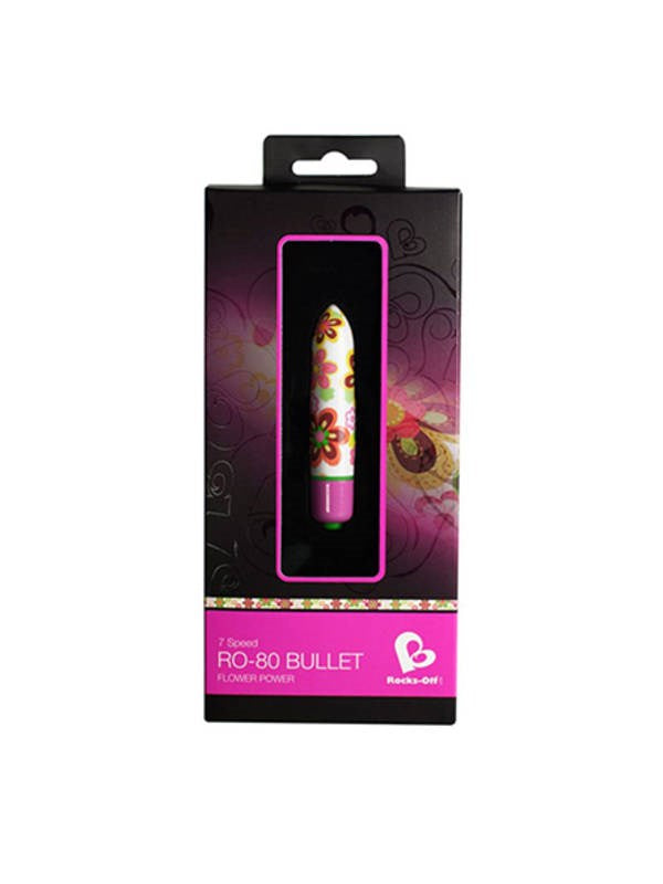 Rocks Off Flower Power 7 Speed 80mm - - Novelty Vibrators