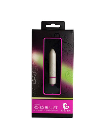 Gorgeous Glow in the Dark 7 Speed 80mm by Rocks Off - Waterproof Vibrators