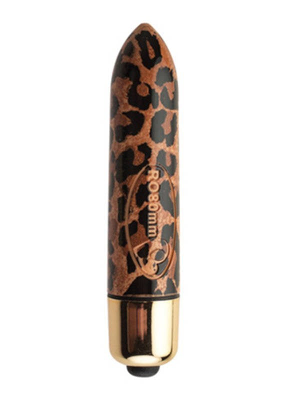 Rocks Off I Luv it Leopard 7 Speed 80mm - - Waterproof Vibrators