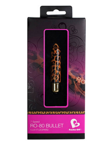 I Luv it Leopard 7 Speed 80mm by Rocks Off - Waterproof Vibrators