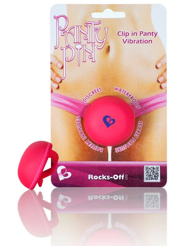 Panty Pin Vibrator Hands-Free Pleasure by Rocks Off - Clit Ticklers and Pulsators