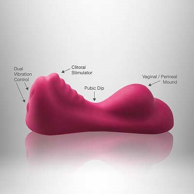 Ruby Glow G-Spot Vibrator Hands-Free by Rocks Off - G-Spot Vibrators
