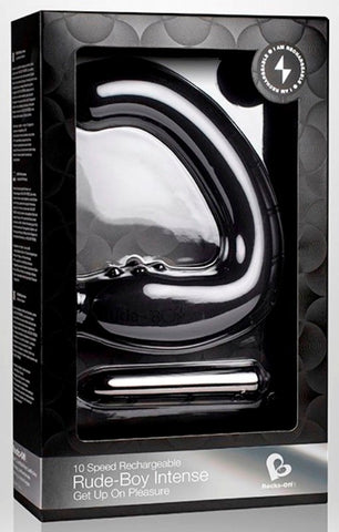 Rude Boy Intense Black Waterproof by Rocks Off - Prostate Toys