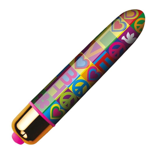 Rocks Off Summer of Love - Boho-Chic Vibrating Bullet for Blissful Moments