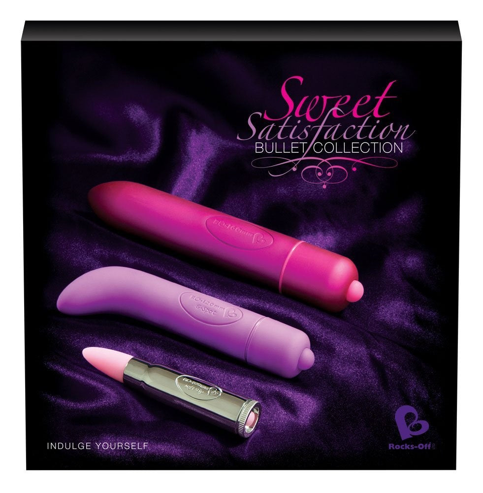 Rocks Off Sweet Satisfaction Bullet Collection Box - - Waterproof Vibrators