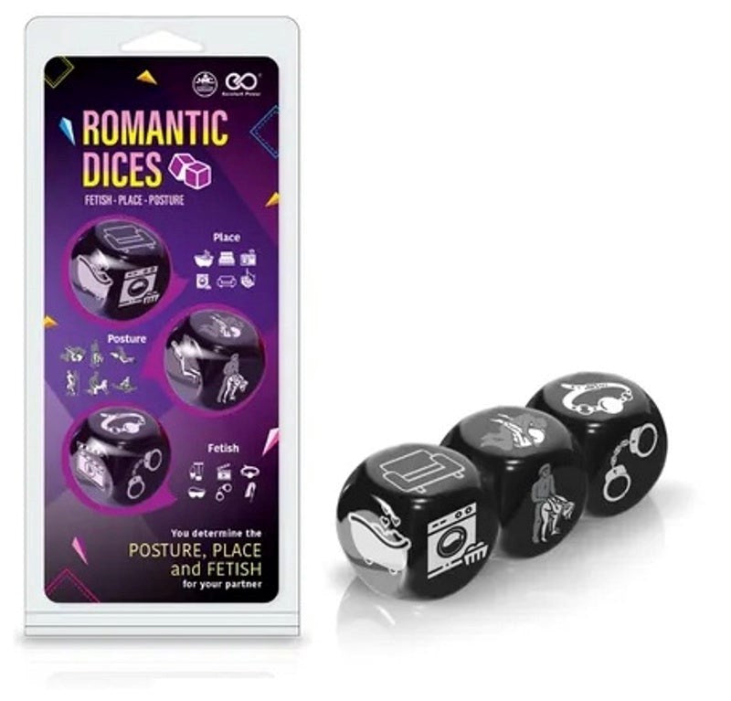 Romantic Dices 3 Pack - - Sex Games, Coupons and Tricks