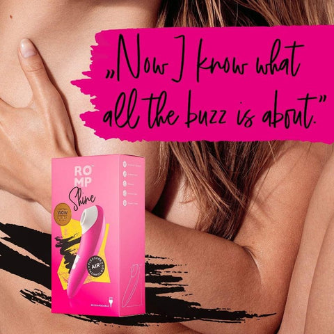 Romp Shine Vibrating Clitoral Stimulator by Lovehoney - Clit Ticklers and Pulsators
