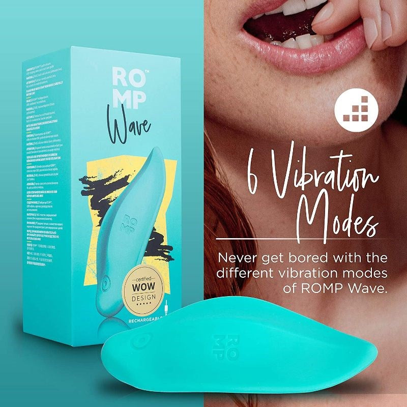 Romp Wave Lay-On - - Waterproof Vibrators