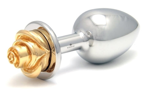 Luxe Rose Flash Gold Medium by Rosebuds Jewelry - Steel Sex Toys