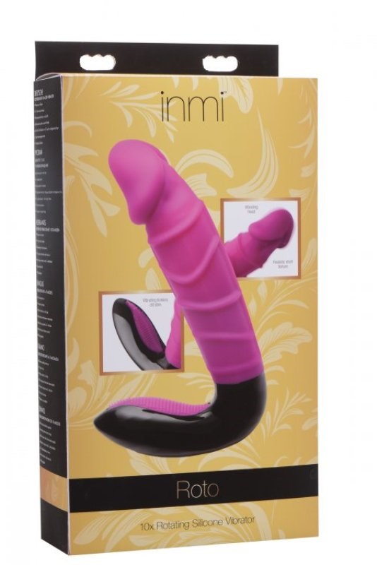 Roto 10x Rotating Silicone Vibe - - Luxury Sex Toys